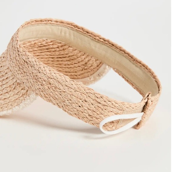 Hat Attack Pocket‎ Visor Straw Adjustable New - Picture 4 of 11